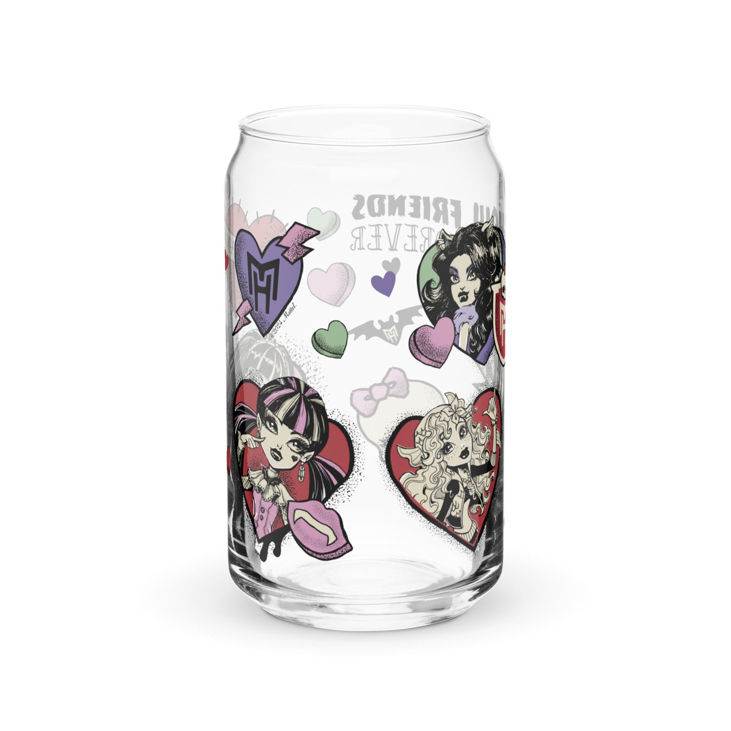 Monster High Ghoul Friends Forever Glass Ly Thủy Tinh Cao Cấp Mattel Creations - Hình ảnh chi tiết 2
