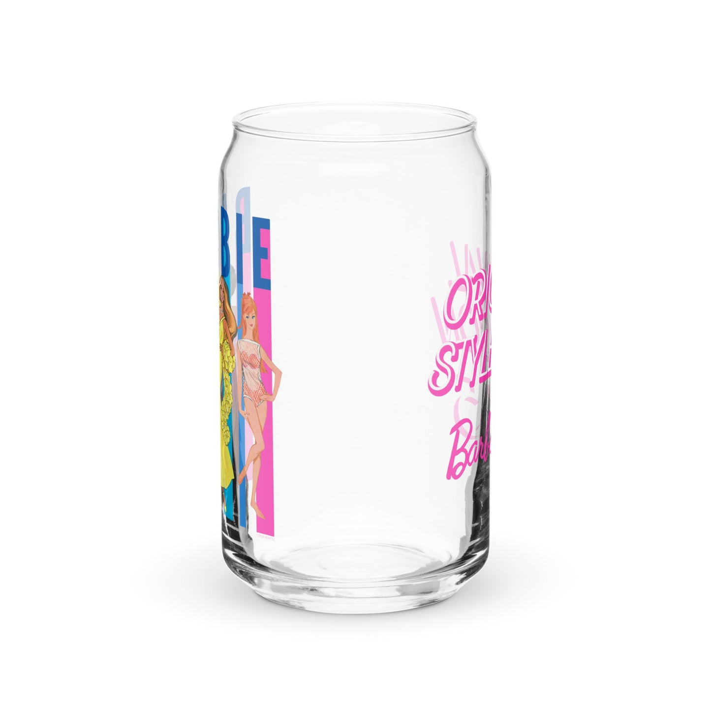 Barbie Original Style Icon Glass - Ly Thủy Tinh Hình Lon Cao Cấp Mattel Creations