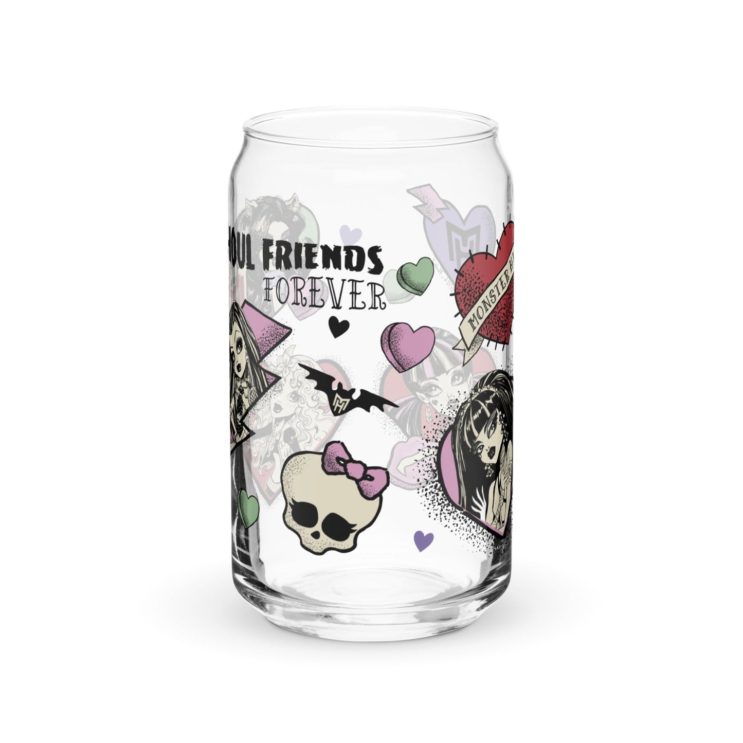 Monster High Ghoul Friends Forever Glass Ly Thủy Tinh Cao Cấp Mattel Creations - Hình ảnh sản phẩm