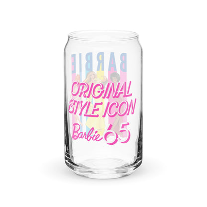 Barbie Original Style Icon Glass - Ly Thủy Tinh Hình Lon Cao Cấp Mattel Creations