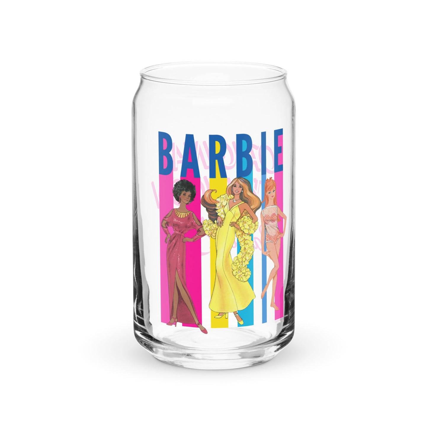 Barbie Original Style Icon Glass - Ly Thủy Tinh Hình Lon Cao Cấp Mattel Creations
