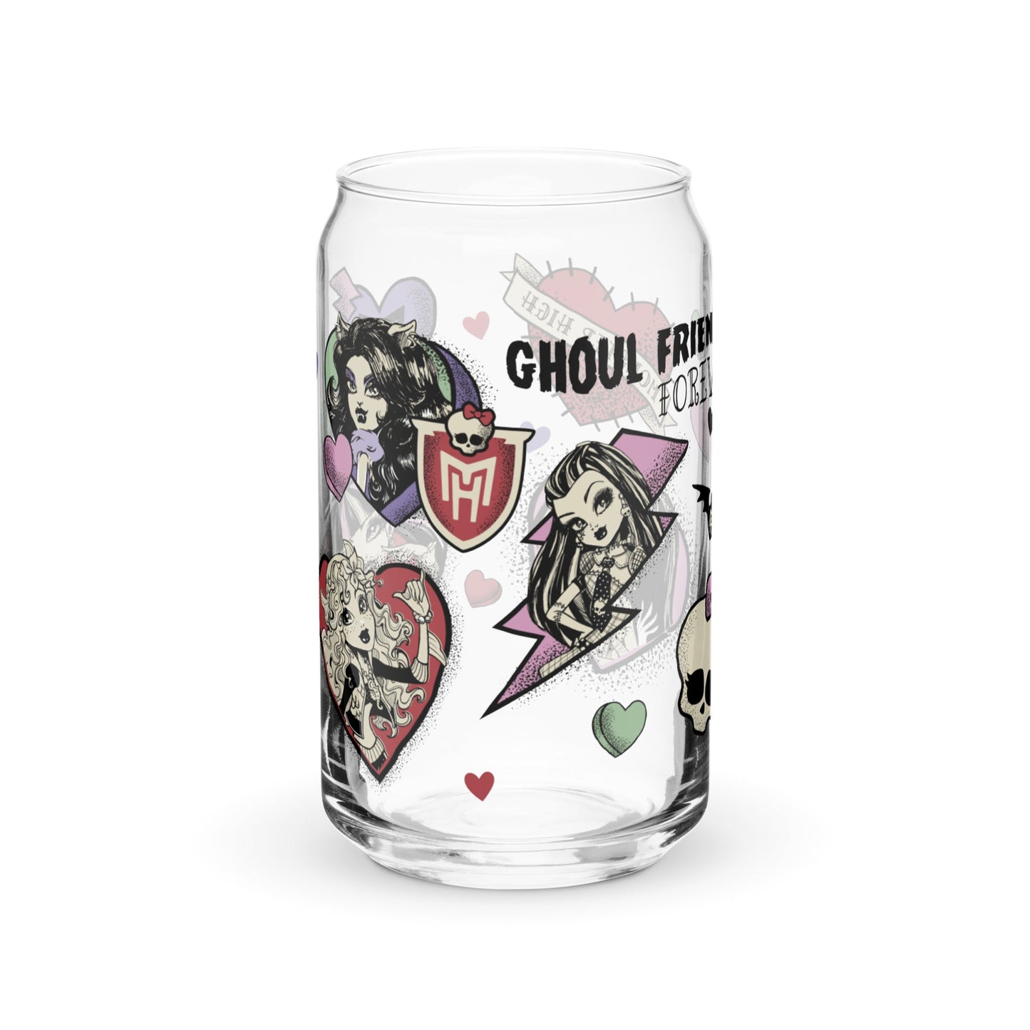 Monster High Ghoul Friends Forever Glass Ly Thủy Tinh Cao Cấp Mattel Creations - Hình ảnh bổ sung 4