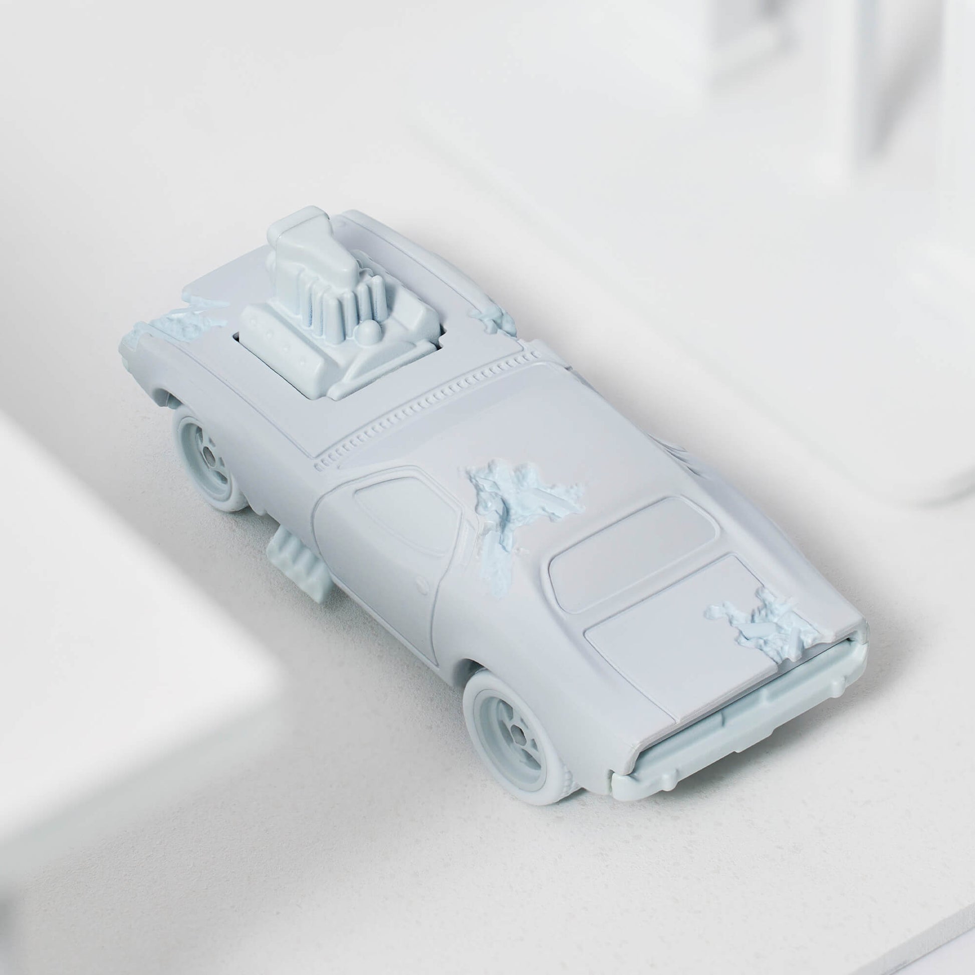 Hot Wheels x Daniel Arsham Eroded Rodger Dodger - Xe Mô Hình Sưu Tầm Cao Cấp Mattel Creations - Hình ảnh bổ sung 4