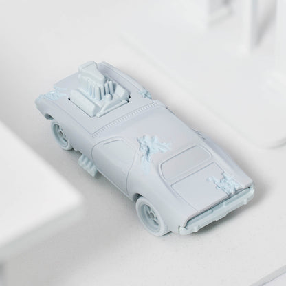 Hot Wheels x Daniel Arsham Eroded Rodger Dodger - Xe Mô Hình Sưu Tầm Cao Cấp Mattel Creations - Hình ảnh bổ sung 4