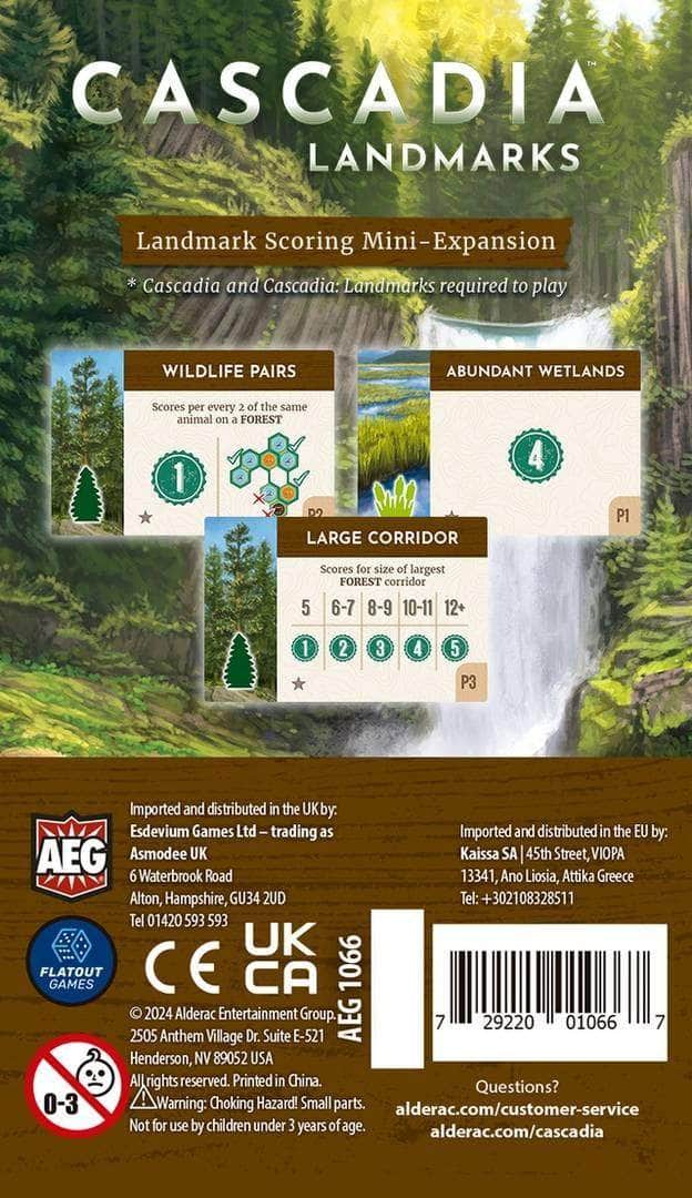 Cascadia: Landmarks Plus Landmark Scoring Mini-Expansion (Kickstarter Special)