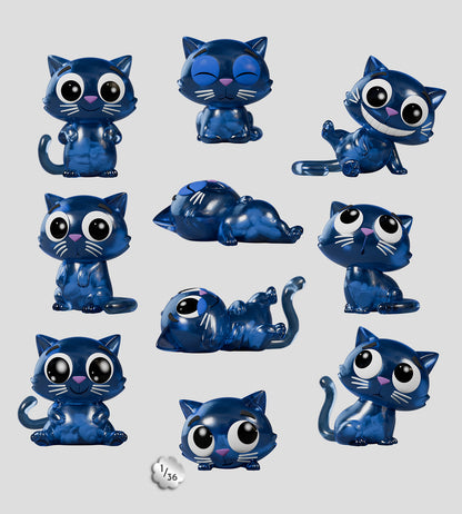 Catscans S1 - Mô Hình Blind Box Mèo Nghệ Thuật - Kaleidos Creative - Góc nhìn khác 3