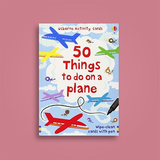 Activity Card: 50 things to do on a plane