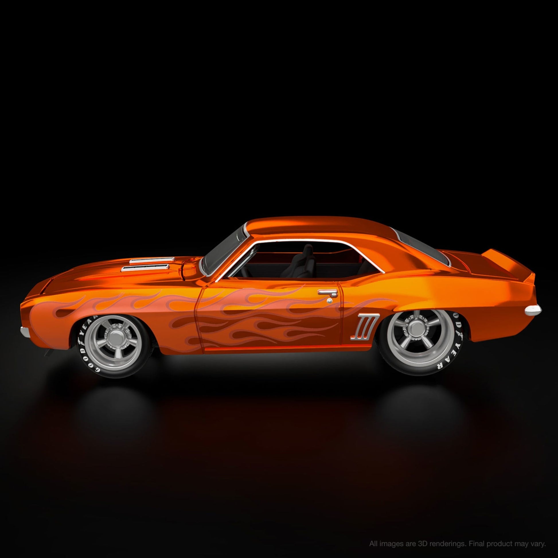 RED LINE CLUB sELECTIONs ’69 CHEVY CAMARO SS - Xe Mô Hình Hot Wheels RLC 1:64 - Góc nhìn khác 3