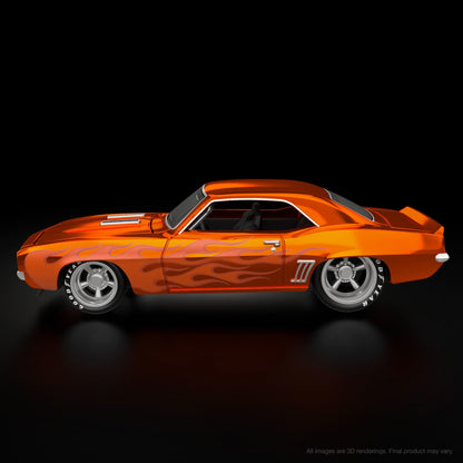 RED LINE CLUB sELECTIONs ’69 CHEVY CAMARO SS - Xe Mô Hình Hot Wheels RLC 1:64 - Góc nhìn khác 3