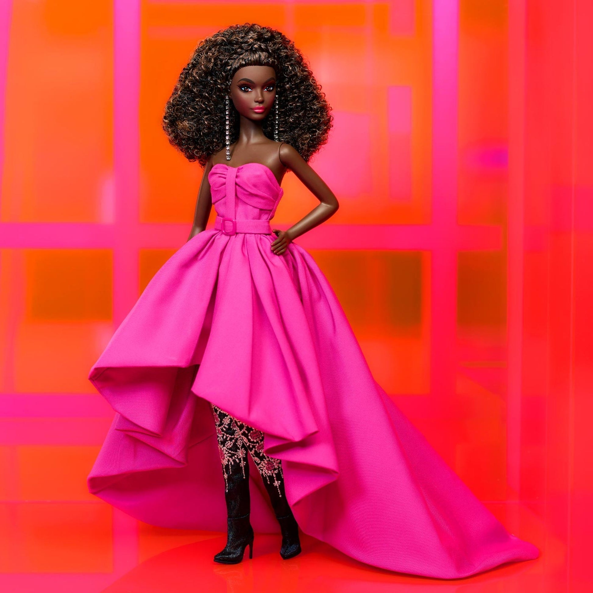 Barbie Pink Collection Doll 4 - Búp bê Sưu tầm Cao cấp - Barbie Signature HBX96 - Hình ảnh bổ sung 7