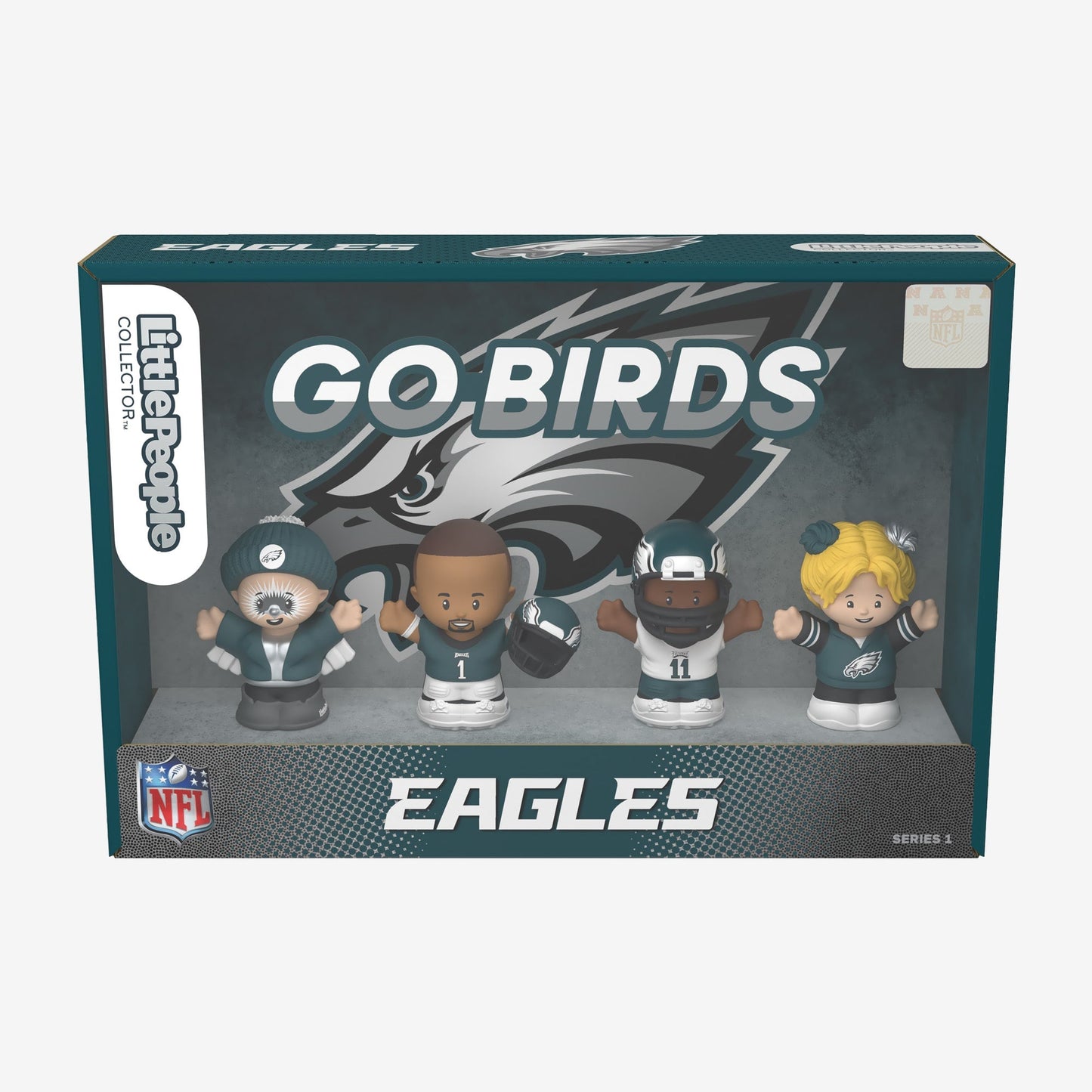 Little People Collector x NFL Philadelphia Eagles Set - Bộ Mô Hình Nhân Vật Philadelphia Eagles - Mattel - Hình ảnh bổ sung 10
