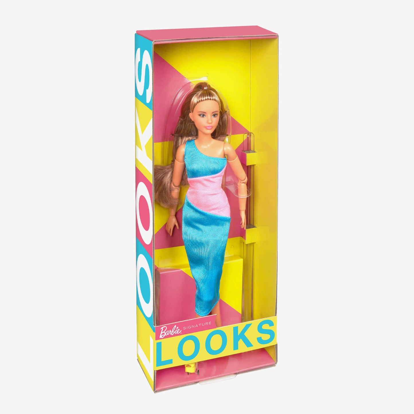 Barbie Looks Doll (Petite, Long Brunette Hair) - Búp bê thời trang cao cấp - Mattel Signature #15 - Hình ảnh bổ sung 7
