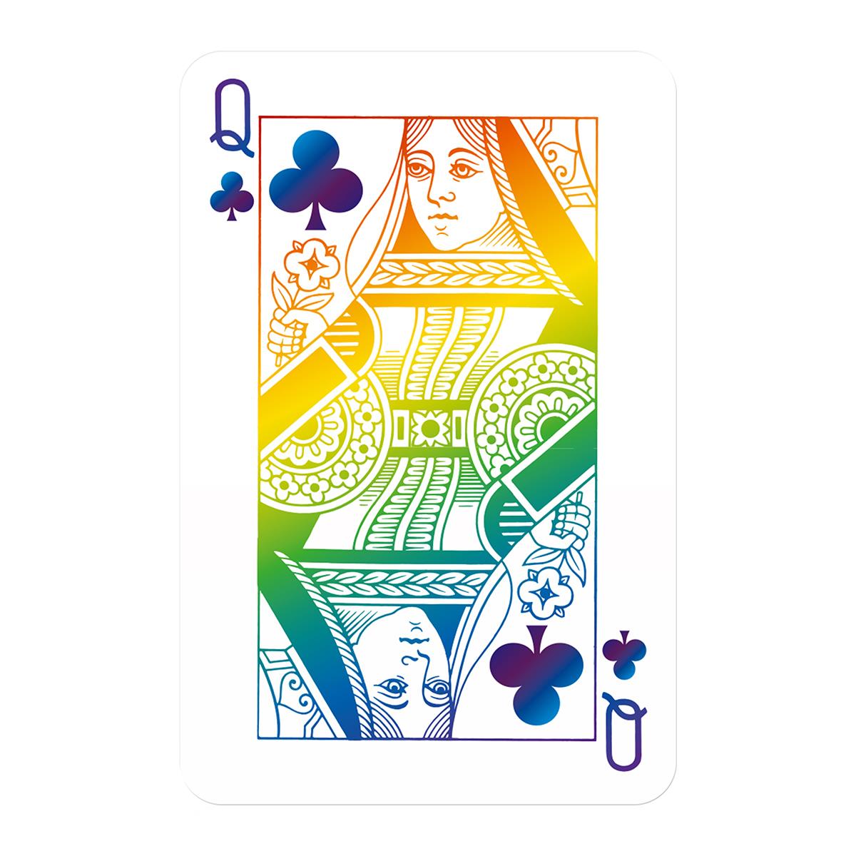 Rainbow Waddingtons Number 1 Playing Cards - Bộ Bài Tây Cầu Vồng Cao Cấp - Winning Moves - Hình ảnh bổ sung 4