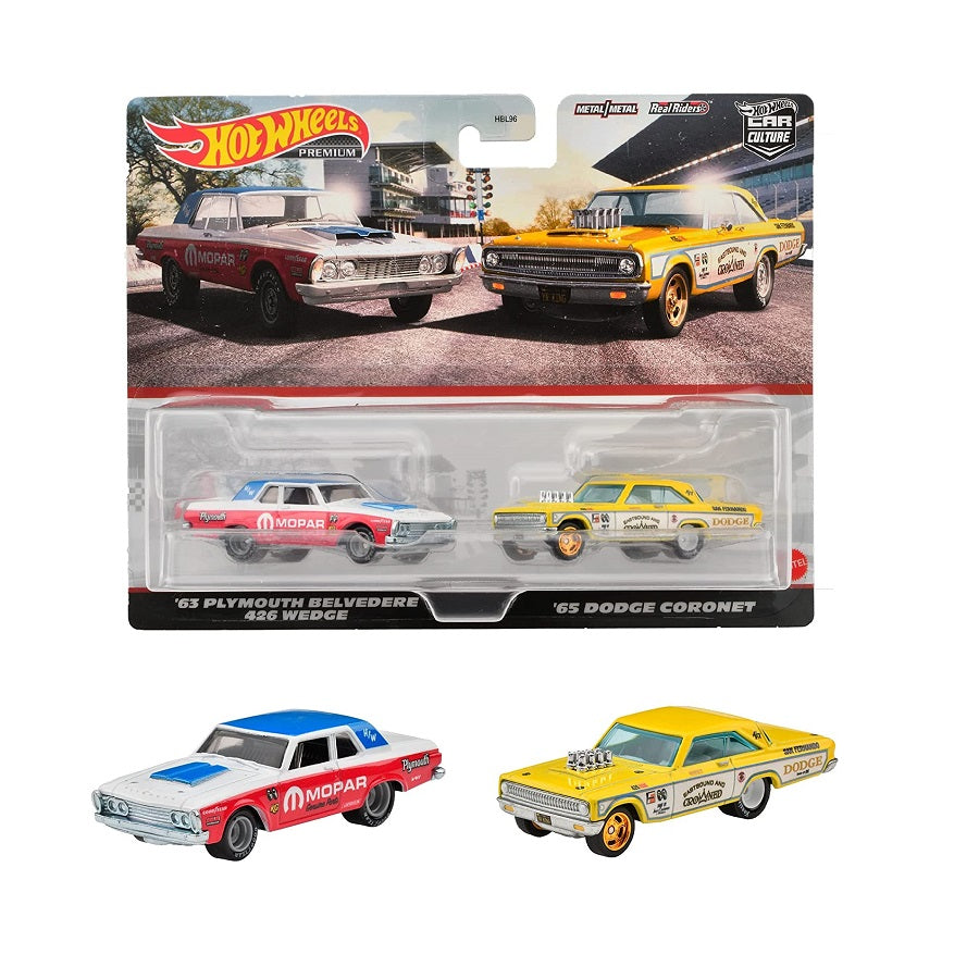 Premiums 4 HOT WHEELS HBL96 Supercar Duo - Bộ đôi siêu xe mô hình - Hot Wheels