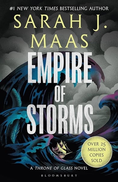 THRONE OF GLASS- Empire of Storms (adult pb)