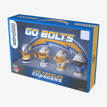 Little People Collector x NFL Los Angeles Chargers Set - Bộ Mô Hình Nhân Vật Thể Thao - Mattel HNJ53 Mattel - ảnh 3 - Figure 