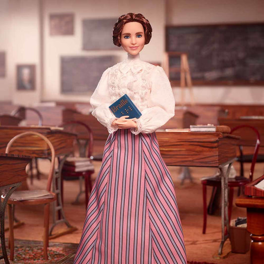 Barbie Inspiring Women Helen Keller Doll - Búp Bê Sưu Tầm Phụ Nữ Truyền Cảm Hứng - Mattel GYH02 - Hình ảnh chi tiết 2