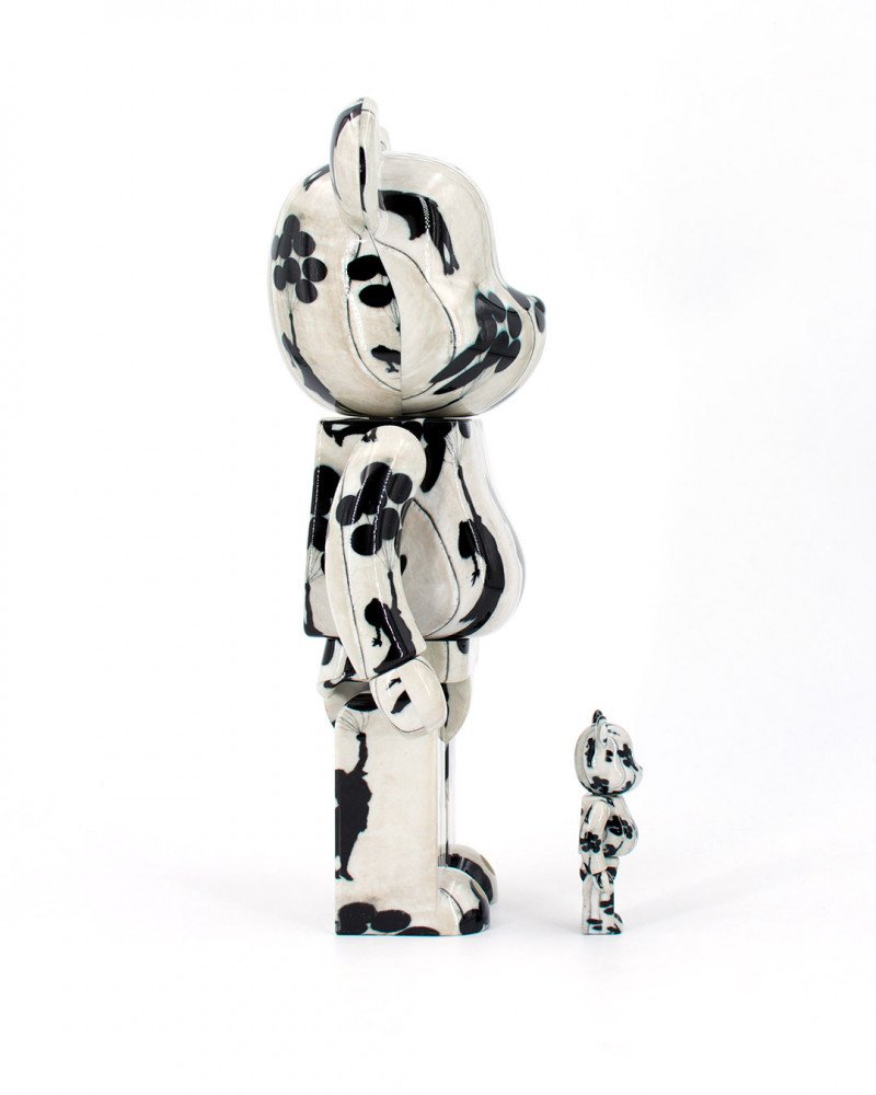 Be@rbrick Flying Balloons Girl 100％ & 400％ Set - Mô hình Art Toys Sưu Tầm Medicom Toy