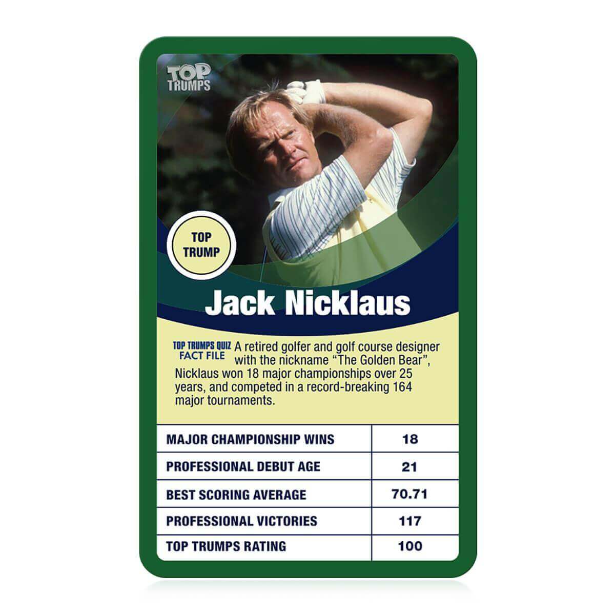 Greatest Golfers Top Trumps Card Game - Trò Chơi Thẻ Bài 30 Huyền Thoại Golf - Winning Moves - Hình ảnh bổ sung 4