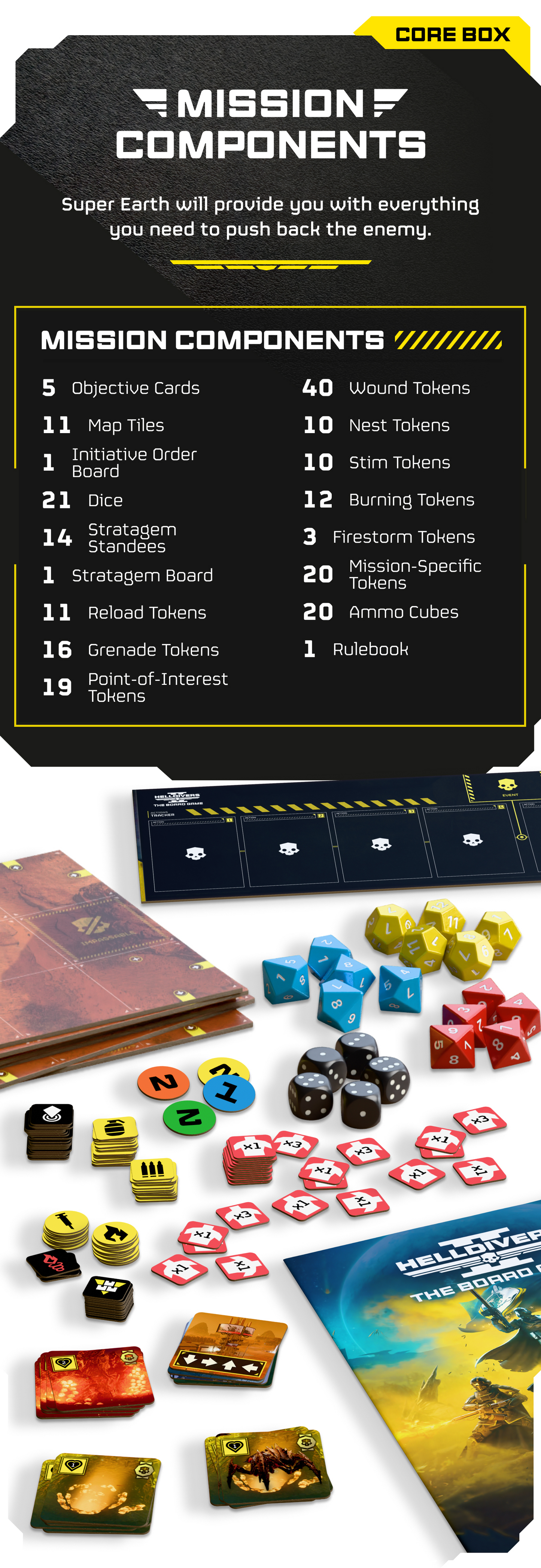 Helldivers 2: The Board Game Hell Commander Pledge (Kickstarter Pre-Order Special)