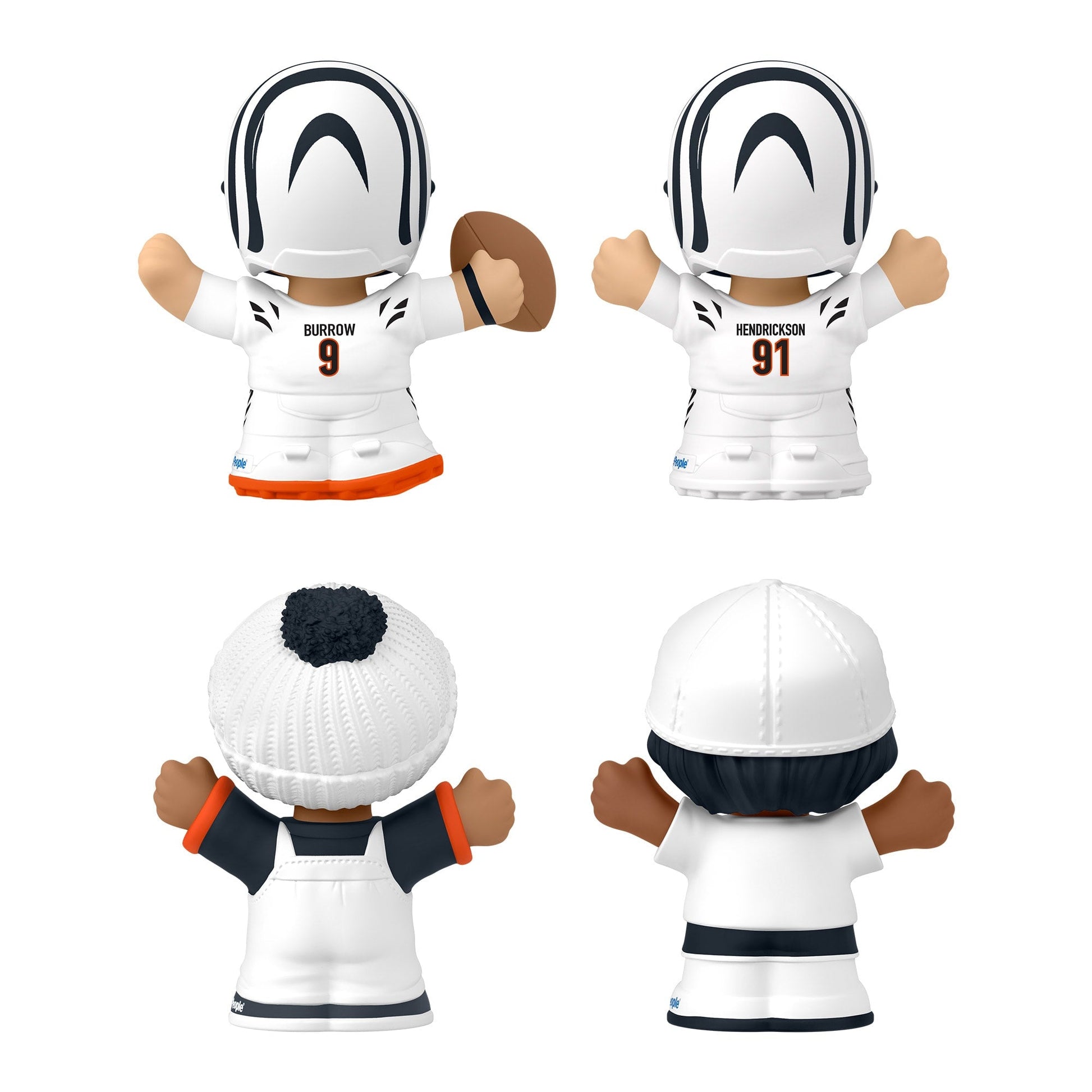 Little People Collector Cincinnati Bengals Alternate Jersey Figure Set - Bộ Mô Hình Cầu Thủ NFL Sưu Tầm Mattel - Hình ảnh bổ sung 8