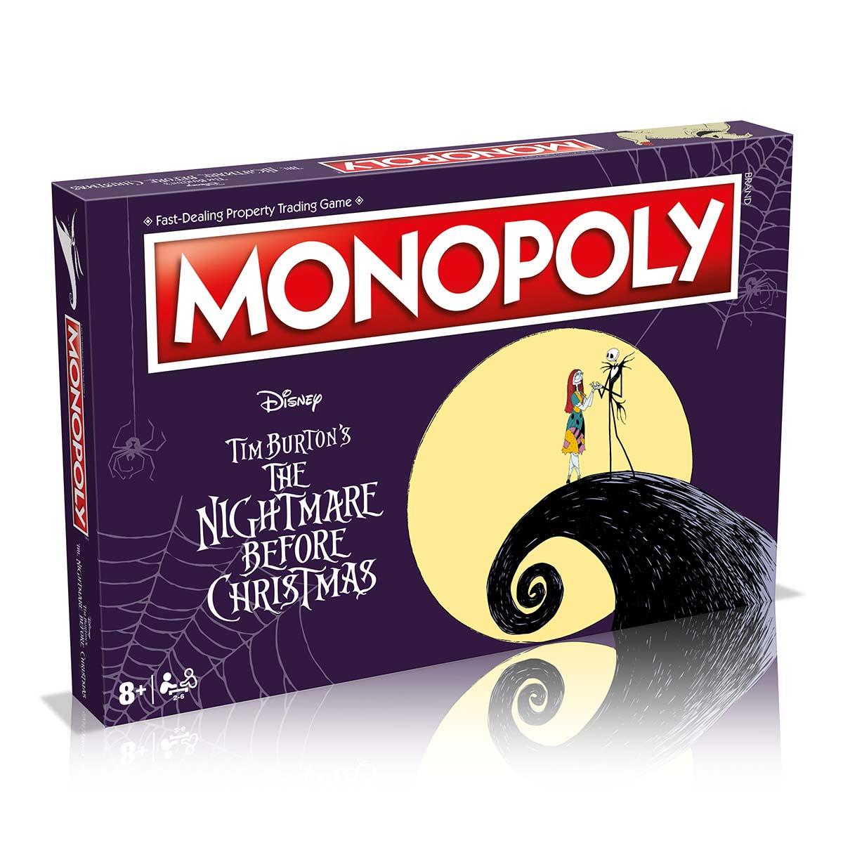Nightmare Before Christmas Monopoly Board Game - Cờ Tỷ Phú Bản Đặc Biệt - Winning Moves - Hình ảnh sản phẩm