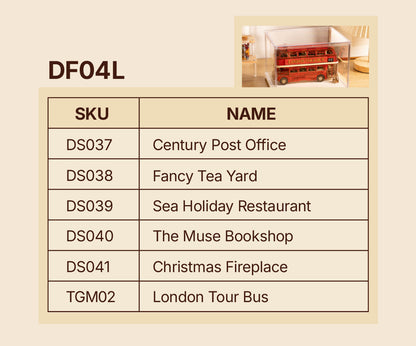 Rolife Acrylic Display Box Landscape Size S DF04L - Hộp trưng bày Acrylic chống bụi - Rolife