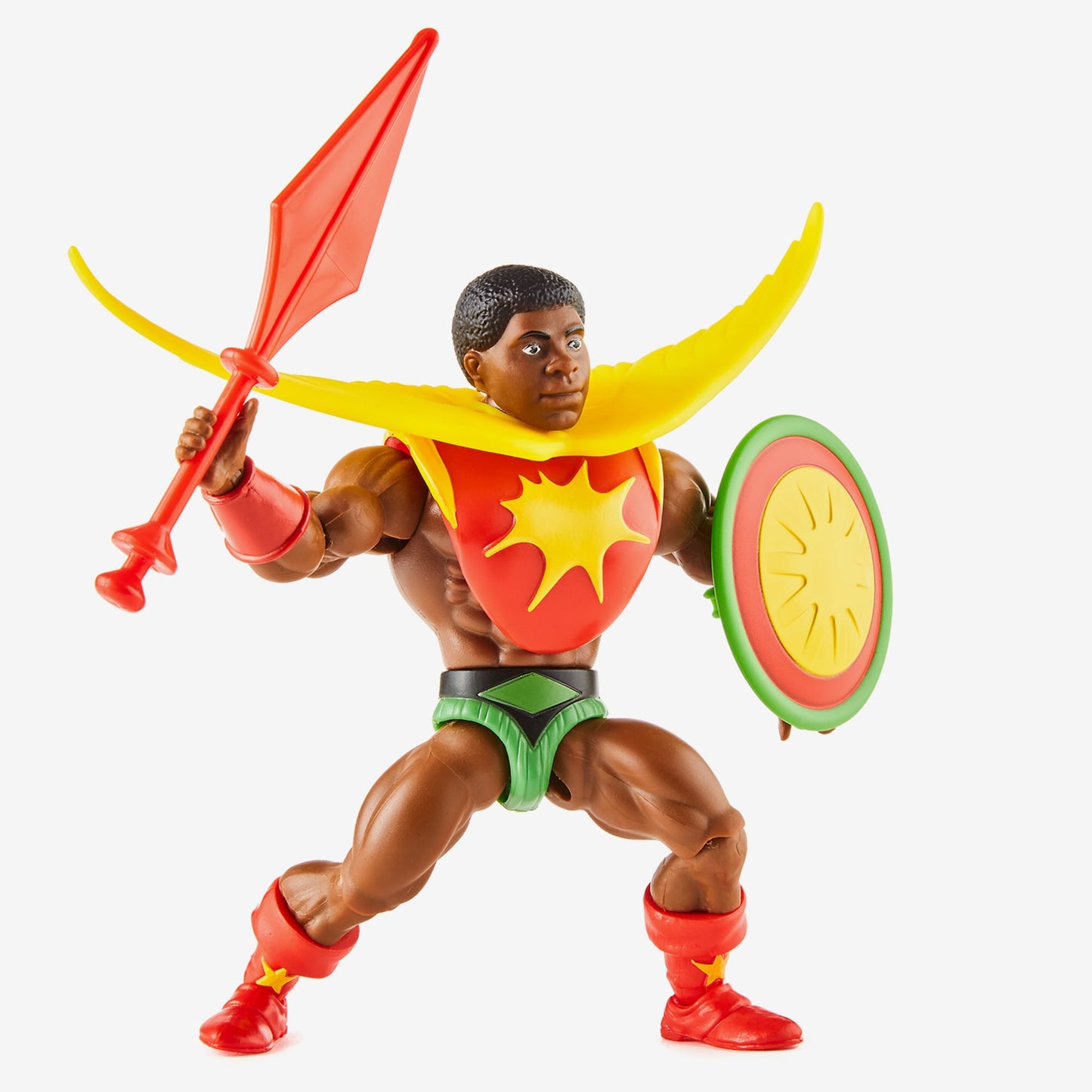 Masters of the Universe Origins Sun-Man Action Figure - Mô Hình Nhân Vật Sưu Tầm Mattel - Góc nhìn khác 3
