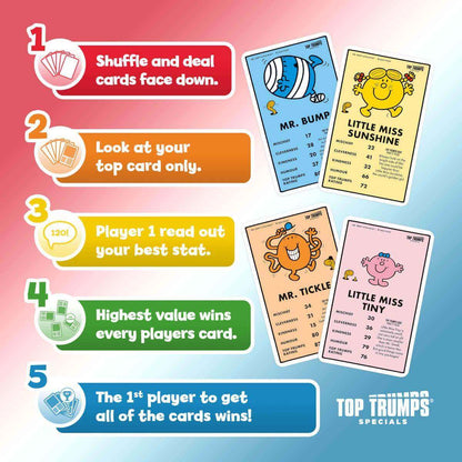 Mr Men & Little Miss Top Trumps Card Game - Trò chơi thẻ bài trẻ em - Winning Moves - Hình ảnh bổ sung 5
