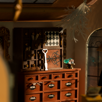 Rolife Miniature House Kit - Kiki's Magic Emporium DG155 - Mô Hình Nhà Gỗ DIY - Rolife