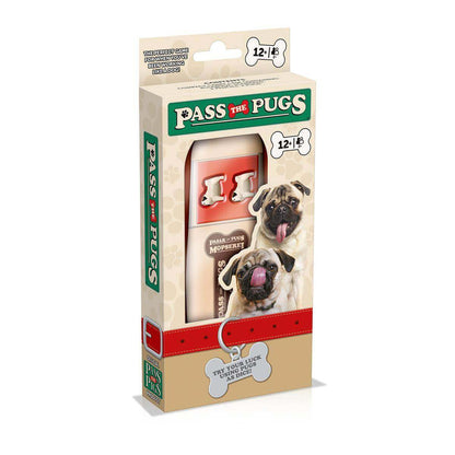 Pass the Pugs Dice Game - Trò Chơi Xúc Xắc Chó Pug Vui Nhộn - Winning Moves - Hình ảnh sản phẩm