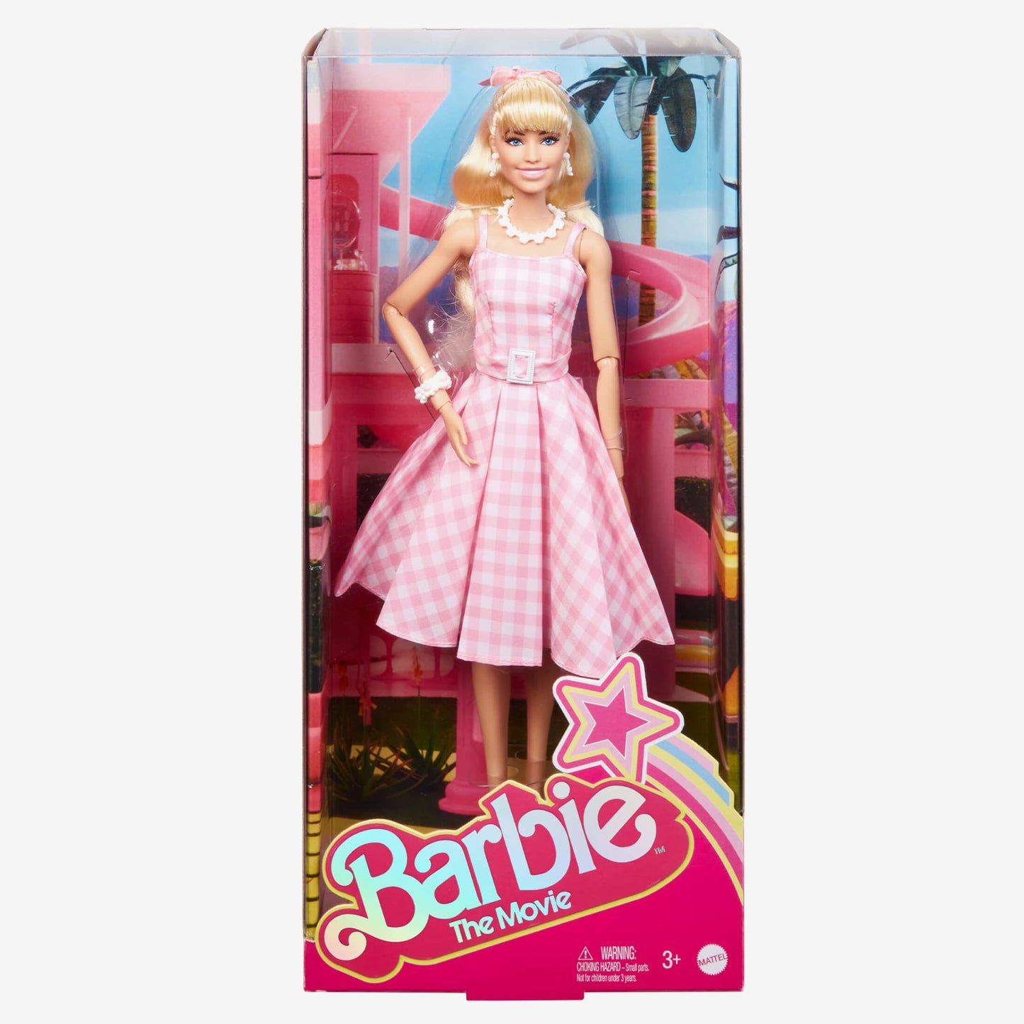 Barbie in Pink Gingham Dress – Barbie The Movie Búp Bê Sưu Tầm Chính Hãng Mattel HPJ96 Mattel - ảnh 2 - Búp bê