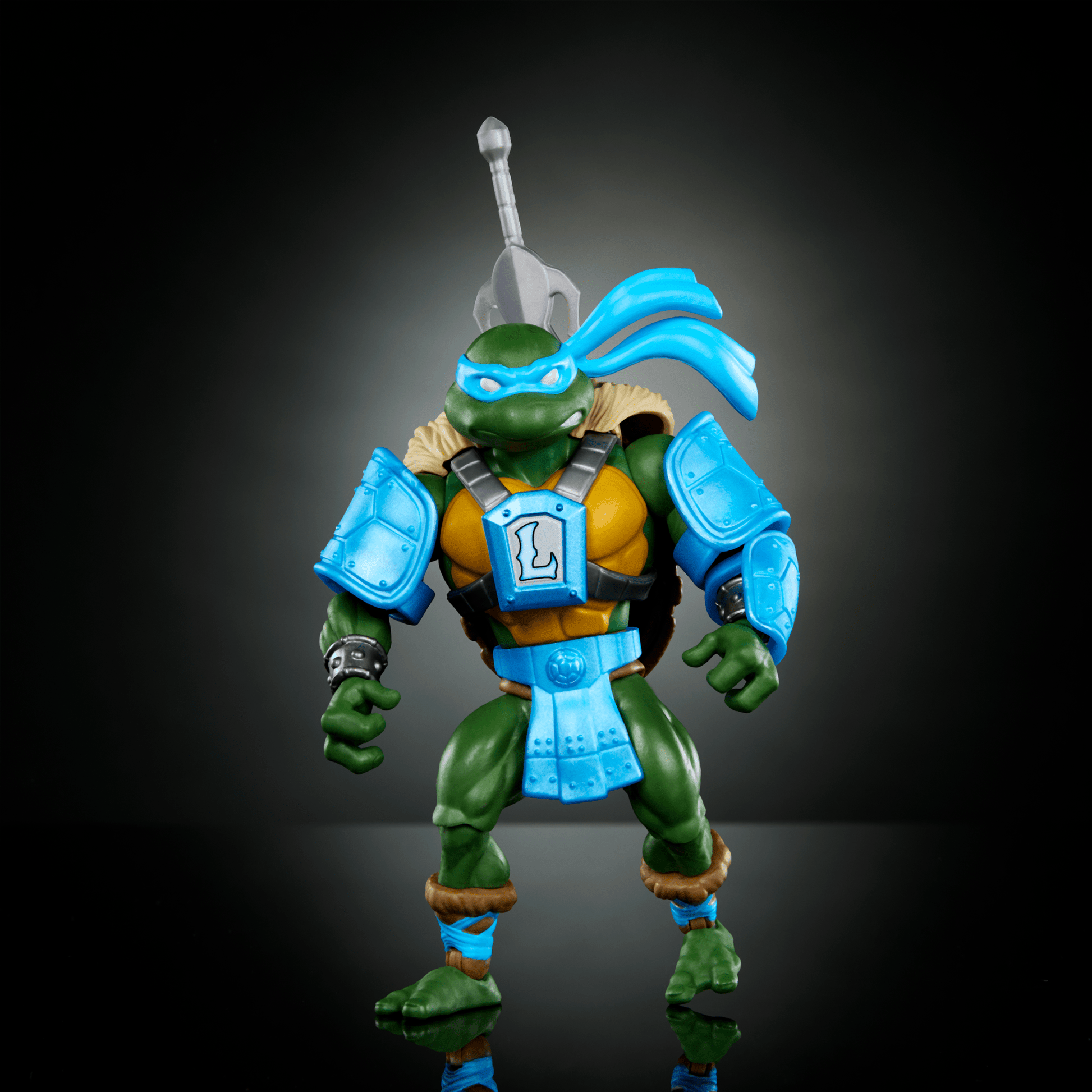 Masters of the Universe Origins Turtles of Grayskull Leonardo Action Figure - Mô Hình Leonardo Chính Hãng Mattel - Góc nhìn khác 3