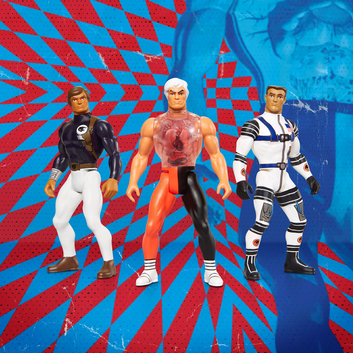 Back in Action! Major Matt Mason Big Jim & Pulsar Figures - Bộ 3 Mô Hình Hành Động Retro Mattel Creations - Góc nhìn khác 3