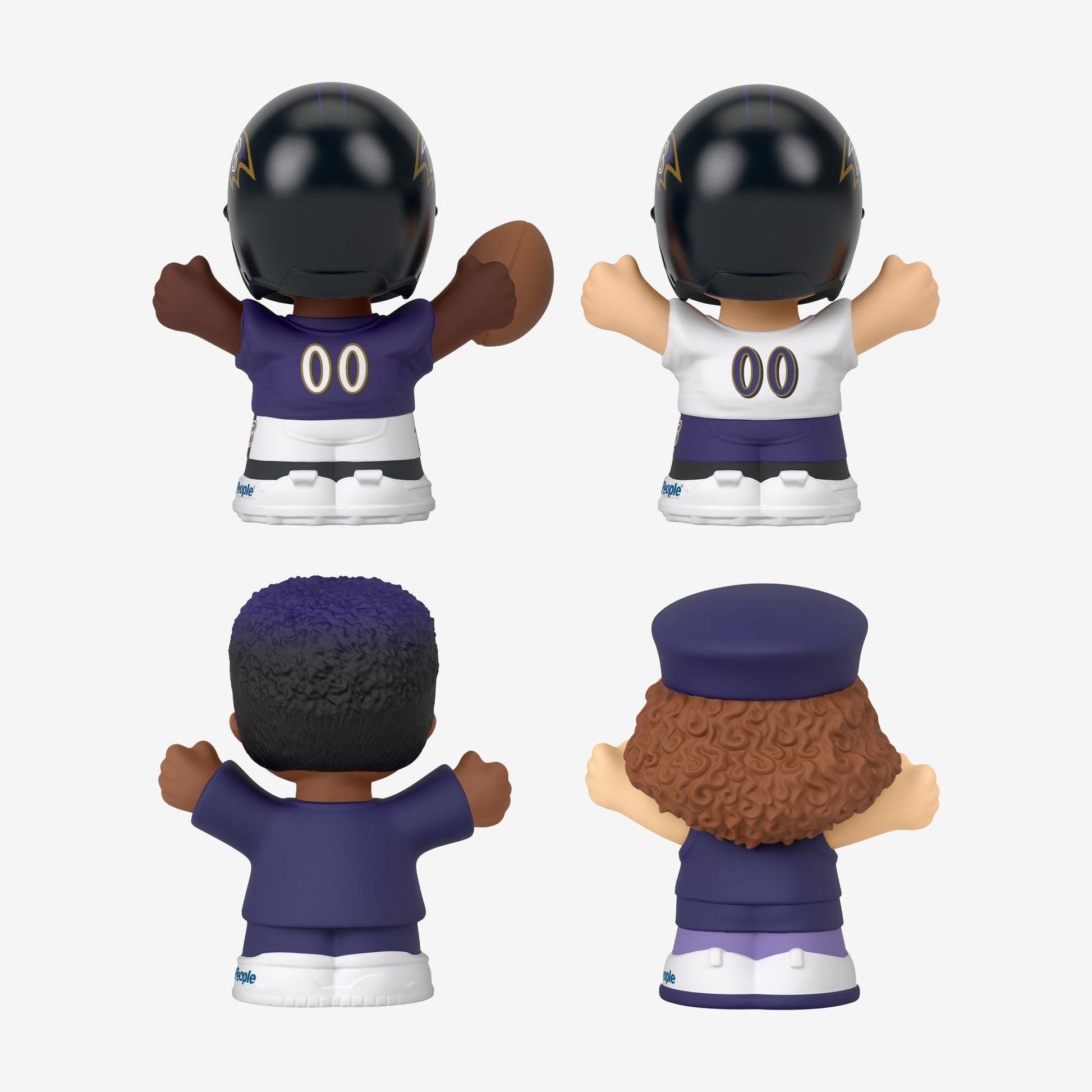 Little People Collector x NFL Baltimore Ravens Set - Bộ Mô Hình Đồ Chơi Sưu Tập NFL Mattel HNJ33 - Hình ảnh bổ sung 7