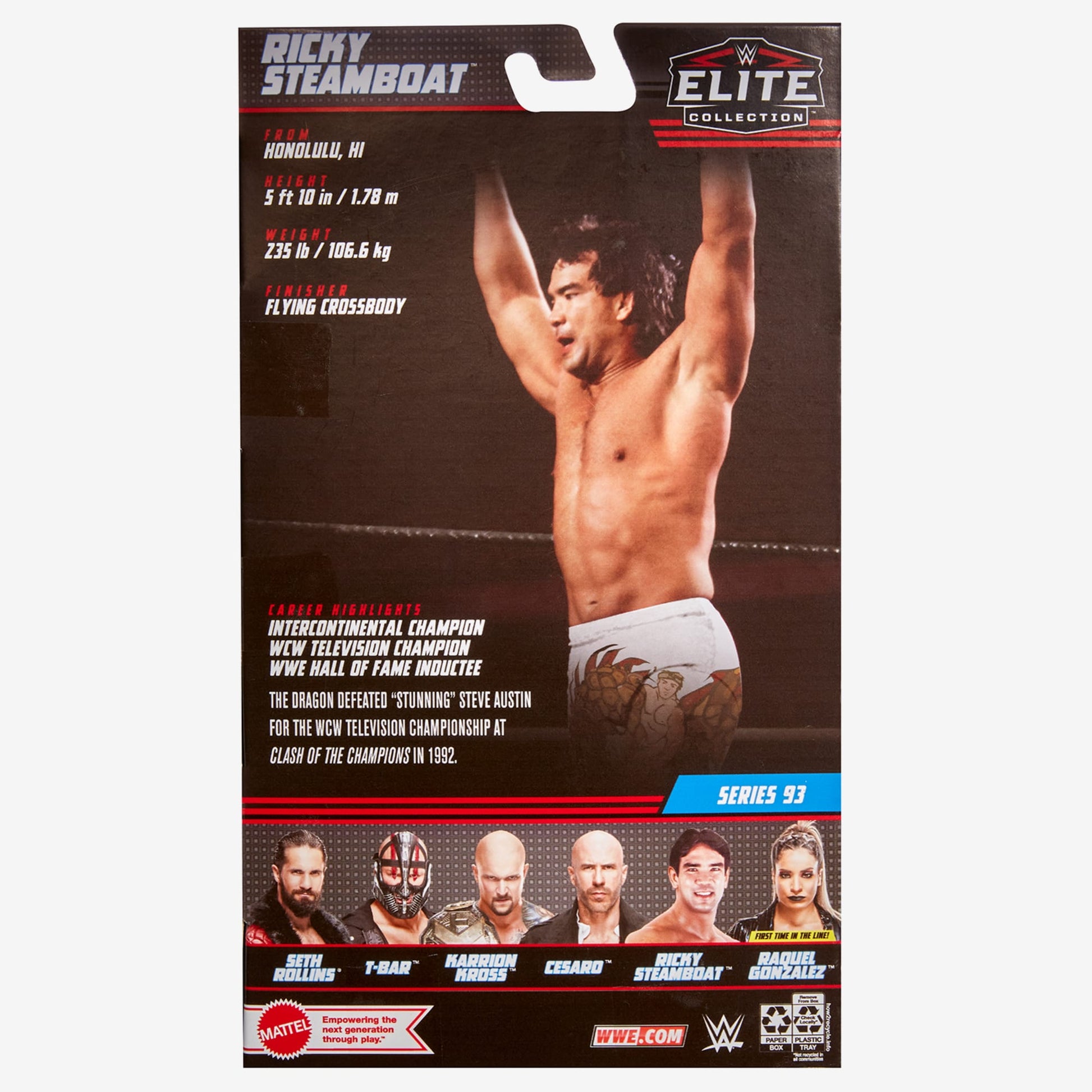 WWE Ricky "The Dragon" Steamboat Elite Collection Action Figure Mô Hình Nhân Vật WWE Mattel Elite Collection - Hình ảnh bổ sung 5