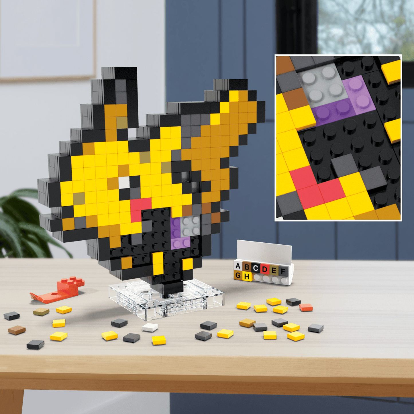 Pokémon Pikachu Building Set - Bộ Lắp Ráp Mô Hình Pixel Art MEGA HTH74