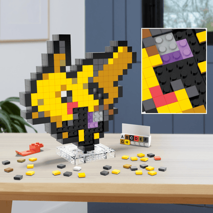 Pokémon Pikachu Building Set - Bộ Lắp Ráp Mô Hình Pixel Art MEGA HTH74