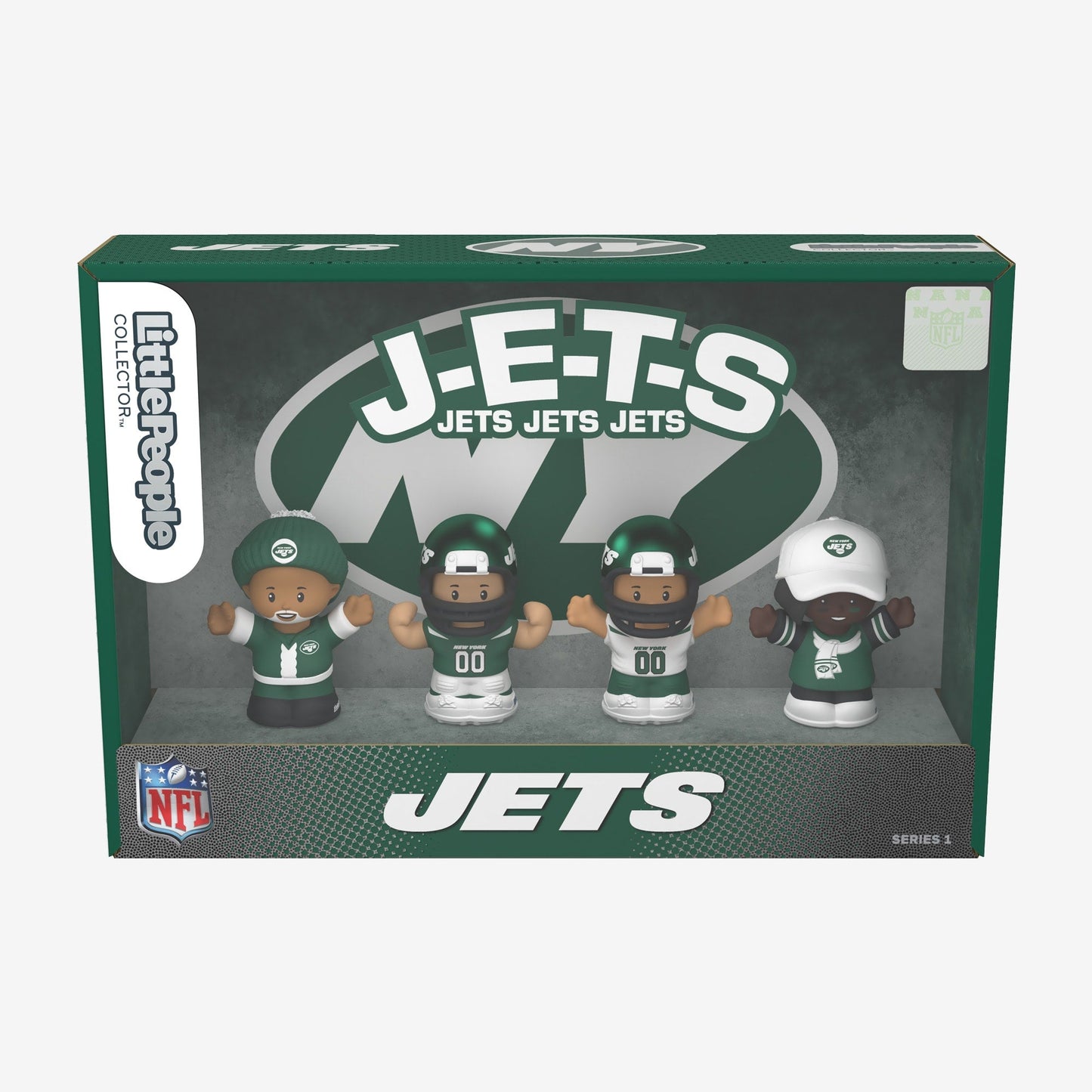 Little People Collector x NFL New York Jets Set - Bộ Mô Hình Nhân Vật Sưu Tầm - Mattel HND14 - Hình ảnh bổ sung 9