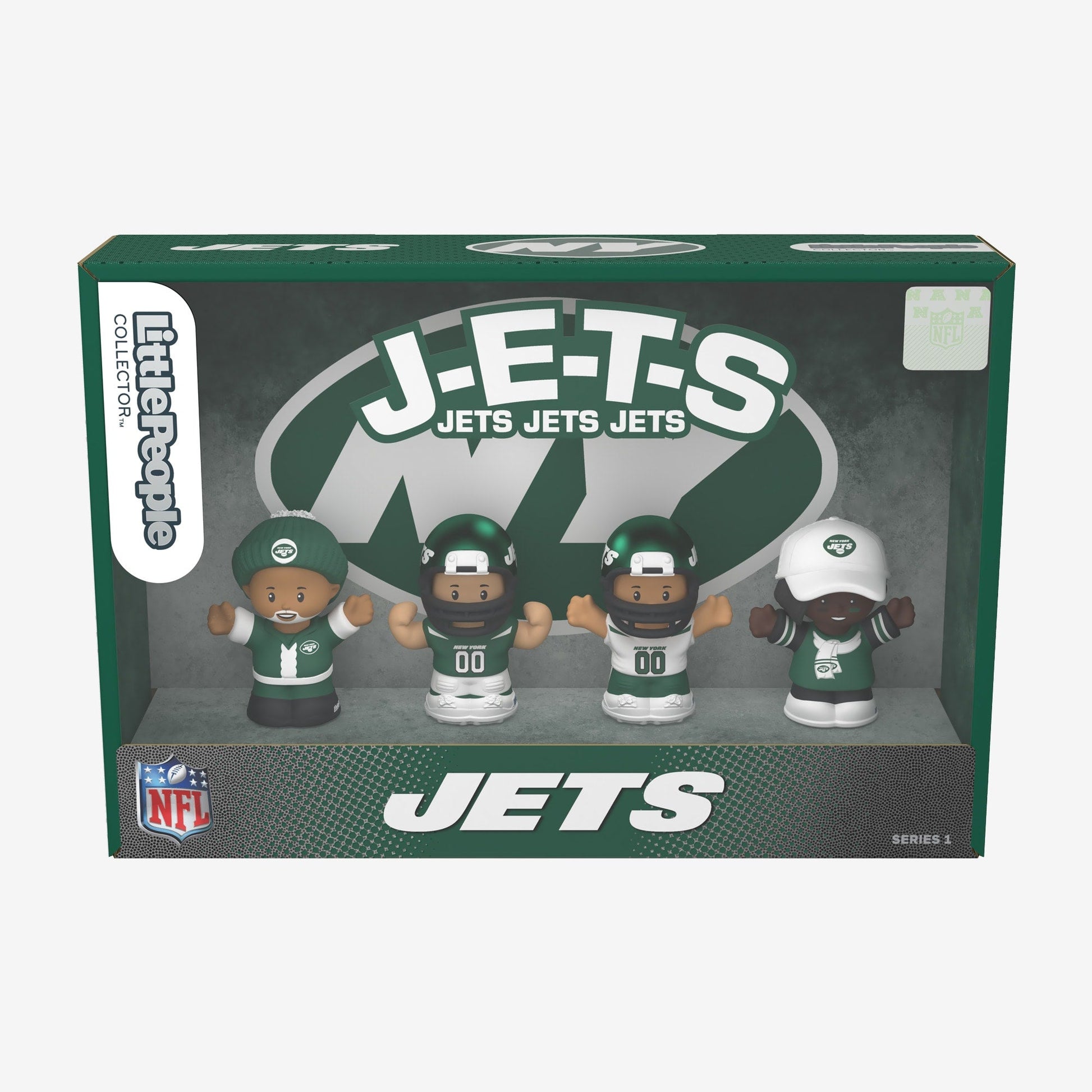 Little People Collector x NFL New York Jets Set - Bộ Mô Hình Nhân Vật Sưu Tầm - Mattel HND14 - Hình ảnh bổ sung 9