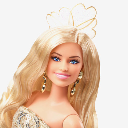 Barbie in Gold Disco Jumpsuit – Barbie The Movie - Búp bê sưu tầm cao cấp - Mattel