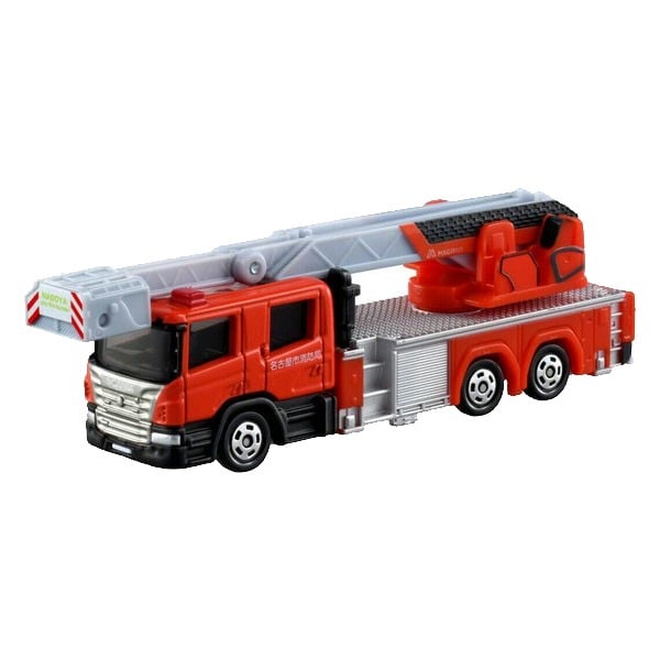 Long Tomica No. 145 Nagoya City Fire Bureau Ladder Truck M32L-AT