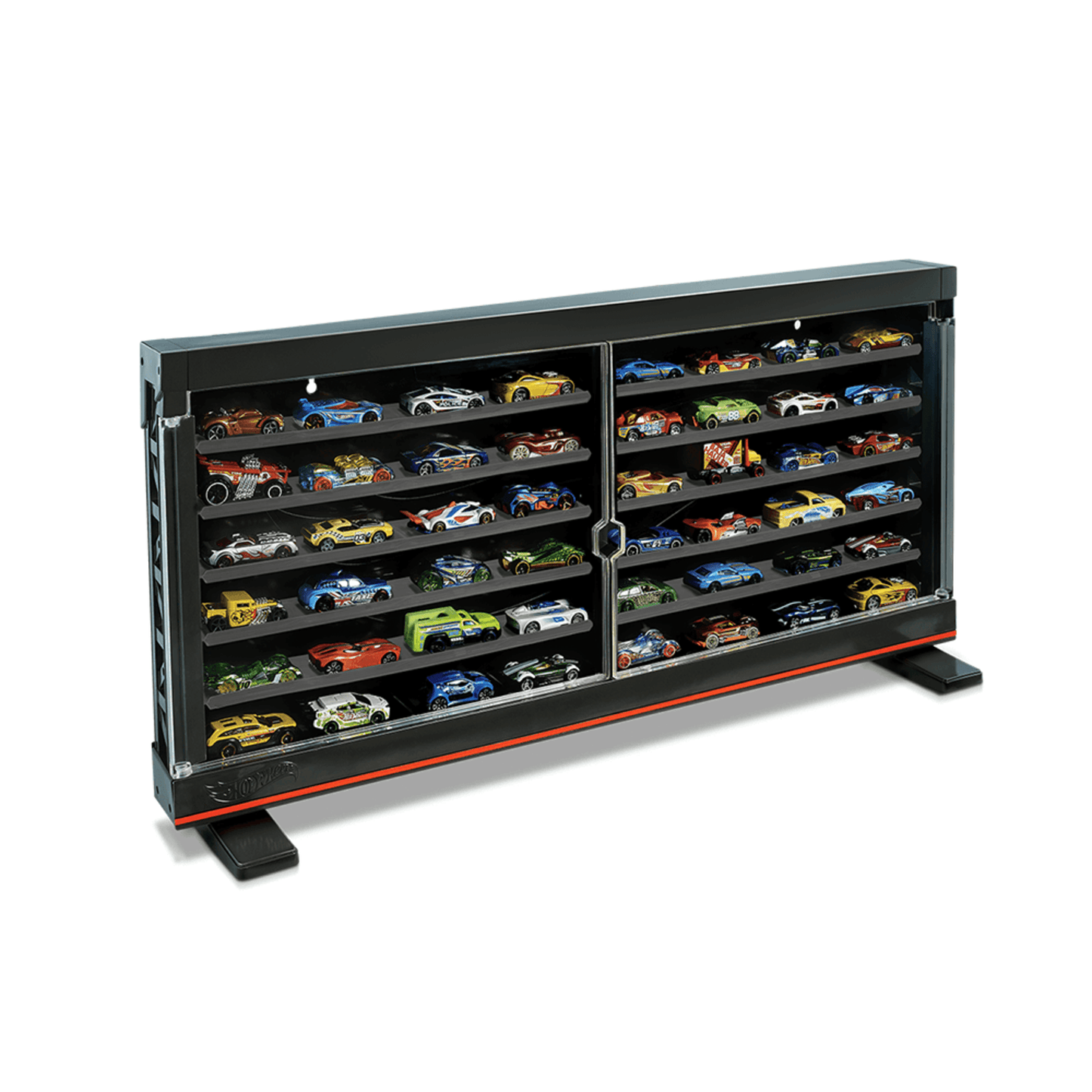 Hot Wheels Display Case - Kệ Trưng Bày 50 Xe Kèm Xe '55 Chevy Gasser - Mattel GND88 - Hình ảnh bổ sung 5