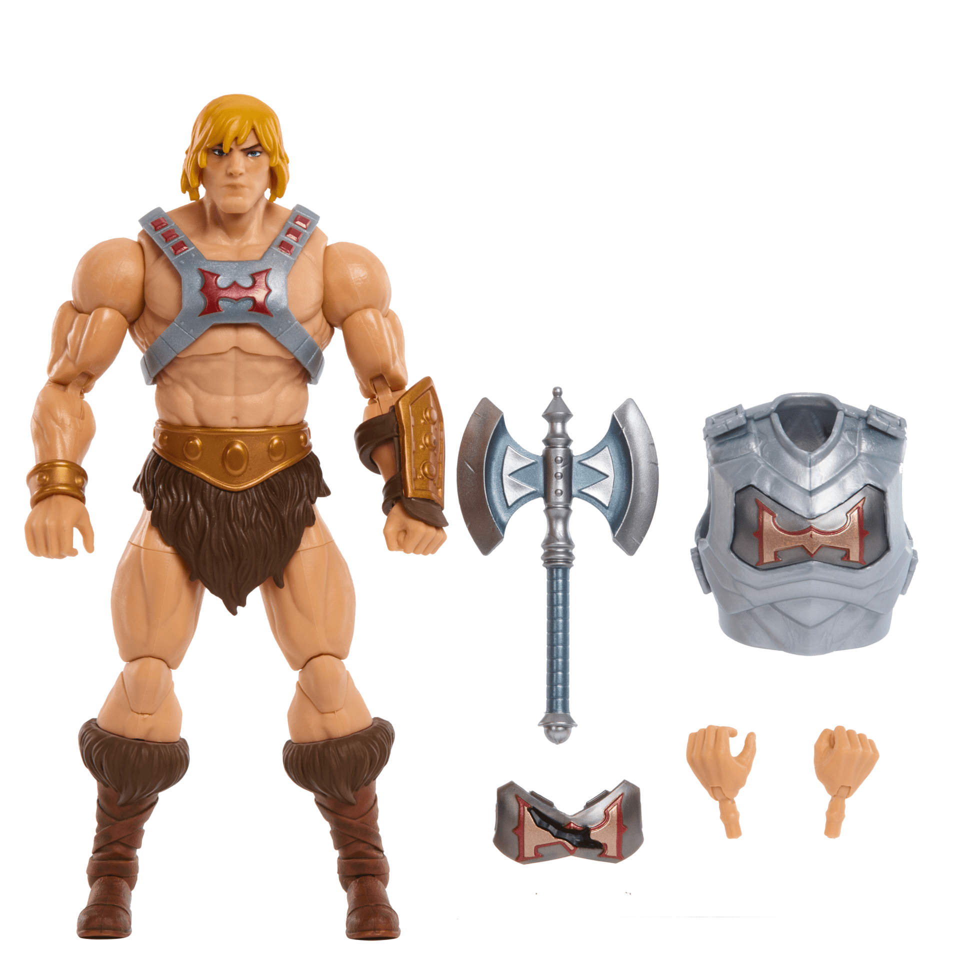 Masters of the Universe Masterverse Battle Armor He-Man Action Figure Mô Hình Hành Động He-Man Mattel - Hình ảnh sản phẩm