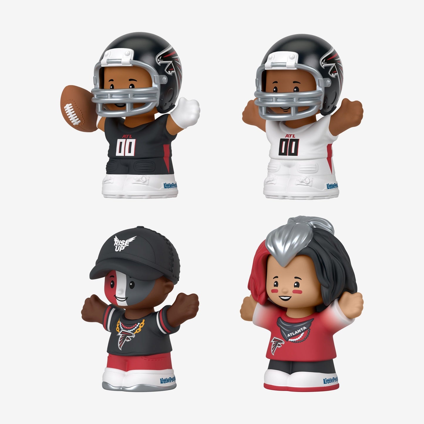 Little People Collector x NFL Atlanta Falcons Set - Bộ Mô Hình Nhân Vật Đồ Chơi Sưu Tầm - Mattel HNJ34 - Hình ảnh bổ sung 5