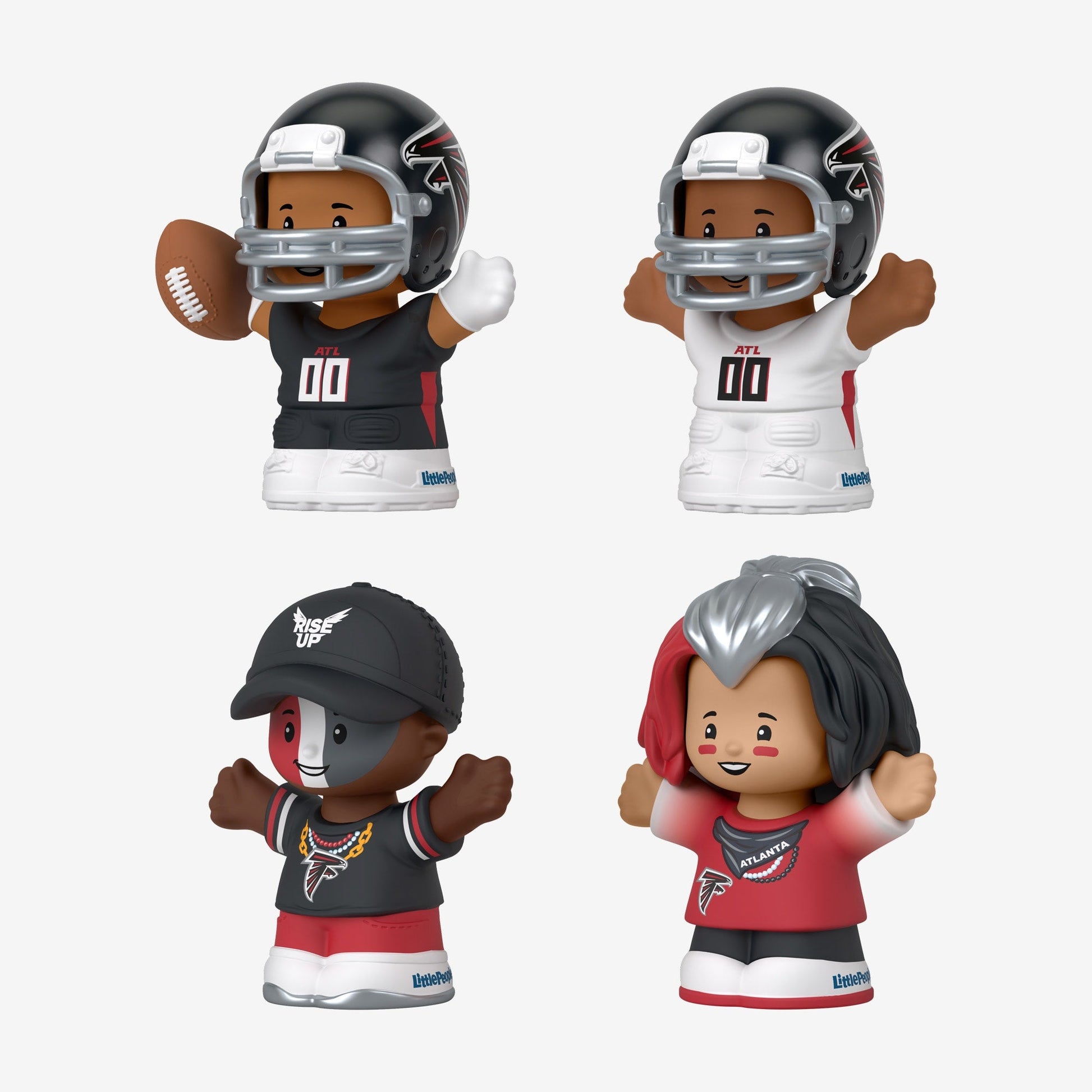Little People Collector x NFL Atlanta Falcons Set - Bộ Mô Hình Nhân Vật Đồ Chơi Sưu Tầm - Mattel HNJ34 - Hình ảnh bổ sung 5
