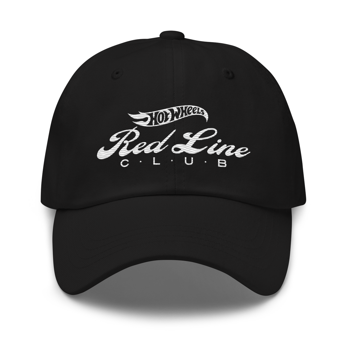 Hot Wheels® Red Line Club® 20th Anniversary Retro Logo Hat - Black - Mũ Lưỡi Trai Kỷ Niệm 20 Năm RLC - Hình ảnh sản phẩm