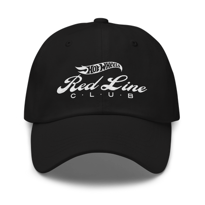 Hot Wheels® Red Line Club® 20th Anniversary Retro Logo Hat - Black - Mũ Lưỡi Trai Kỷ Niệm 20 Năm RLC - Hình ảnh sản phẩm