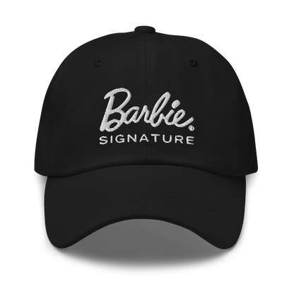 Barbie Signature Logo Black Baseball Hat - Nón Lưỡi Trai Màu Đen - Barbie Signature - Hình ảnh sản phẩm