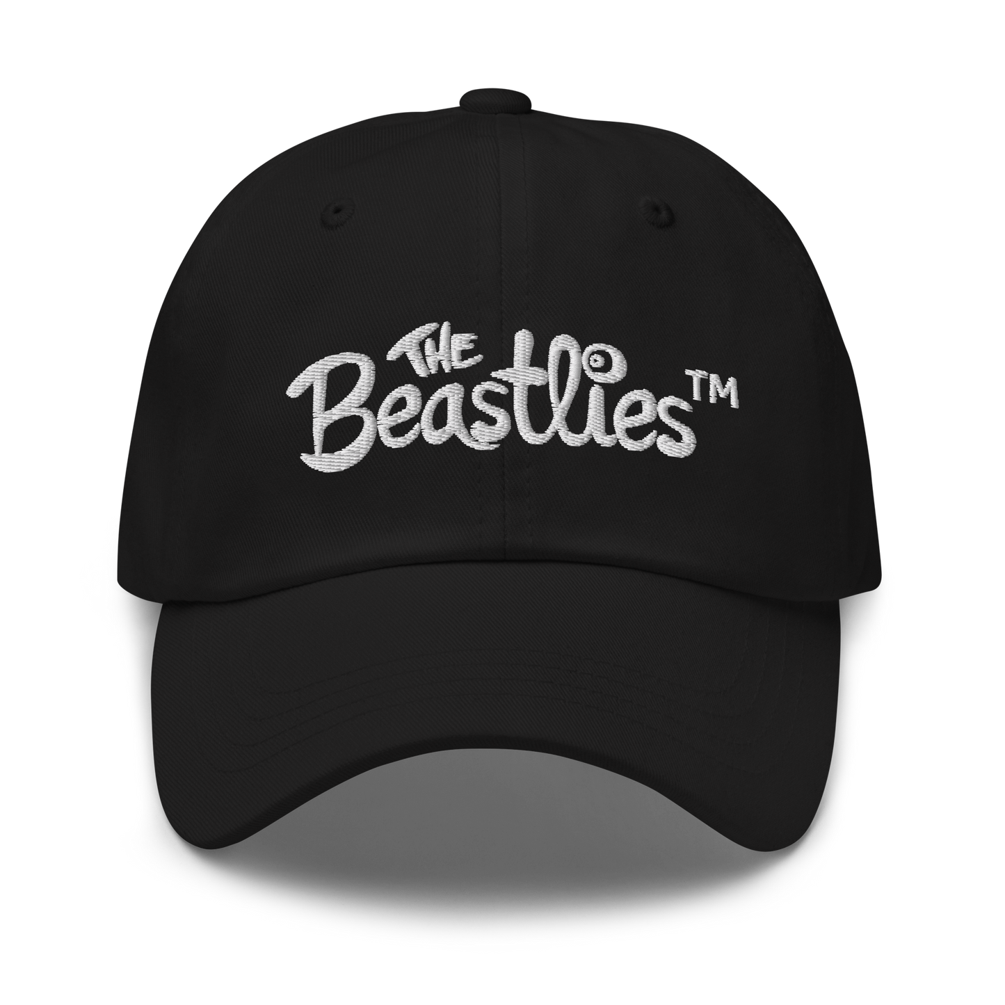The Beastlies™ Core Logo Black Baseball Hat - Nón Kết Cotton Màu Đen - Mattel Creations - Hình ảnh sản phẩm